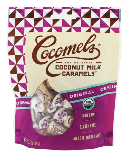 Caramelos orgânicos do leite de coco originais - 3.5 oz. JJ's Sweets Cocomels