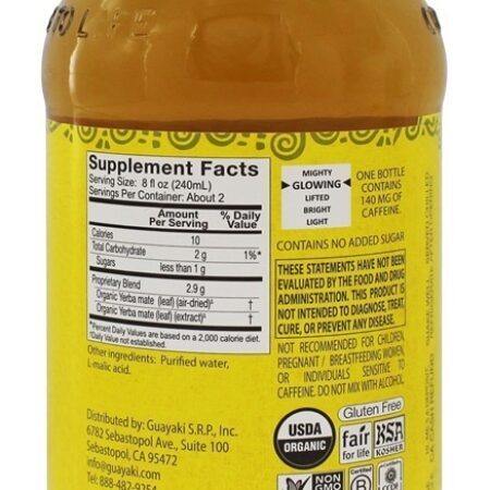 Orgânico Yerba Companheiro Unsweetened Tradicional Terere - 16 oz. Guayaki - Imagem 2