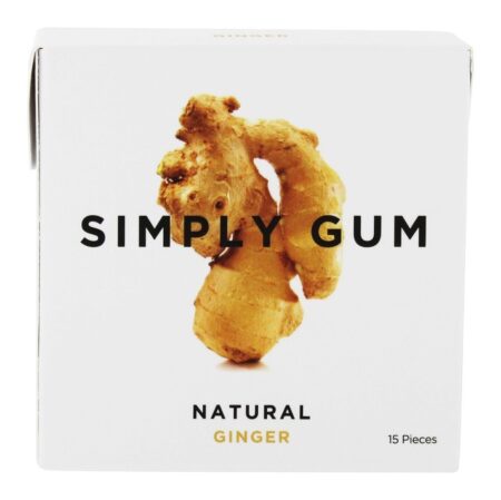 Todo gengibre gengibre natural - 15 Peça (s) Simply Gum