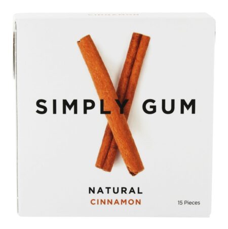 Toda a canela de goma natural - 15 Peça (s) Simply Gum