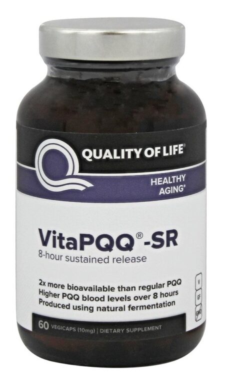 VitaPQQ-SR Antioxidante de Liberação Contínua - Cápsulas vegetarianas 60 Quality Of Life Labs