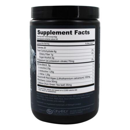 BCAAs Berry Lemonade - 368 Gramas Gnarly Nutrition - Image 2