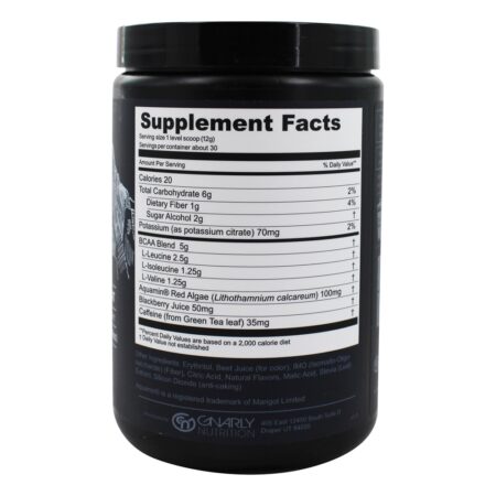 BCAAs Fruit Punch - 368 Gramas Gnarly Nutrition - Image 2