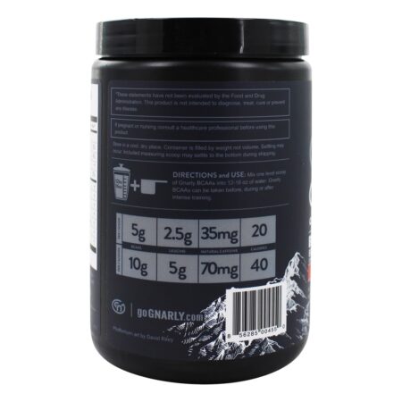 BCAAs Fruit Punch - 368 Gramas Gnarly Nutrition - Image 3