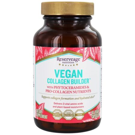 Construtor de Colágeno Vegano - Cápsulas vegetarianas 60 Reserveage Nutrition - Image 2