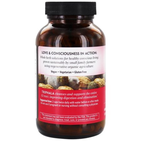 Digestão Orgânica Triphala e Colon Cleanse - Cápsulas vegetarianas 180 Organic India - Image 3