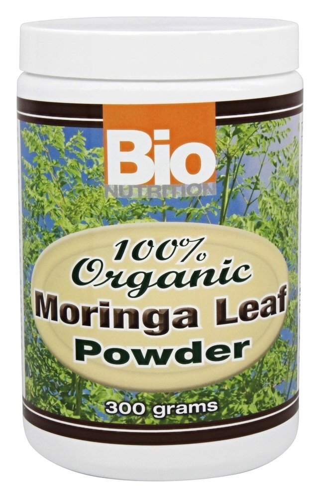 Folha de Moringa em Pó 100% Orgânica - 300 Gramas Bio Nutrition