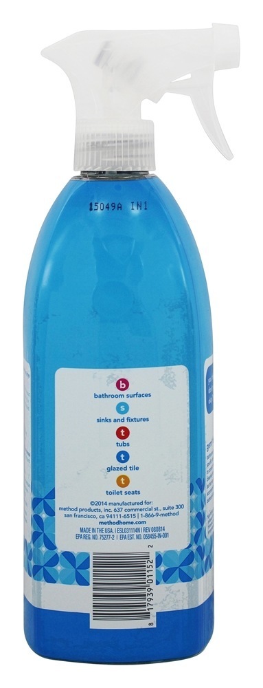 Antibac Antibacteriana Cleaner De Hortelã Do Banheiro – 28 fl. oz. Method — foto 3 Antibac Antibacteriana Cleaner De Hortelã Do Banheiro - 28 fl. oz. Method - Imagem 3