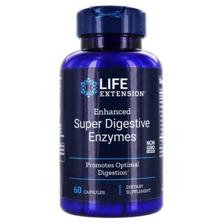 Enzimas Super Digestivas Otimizadas - Cápsulas 60 Life Extension