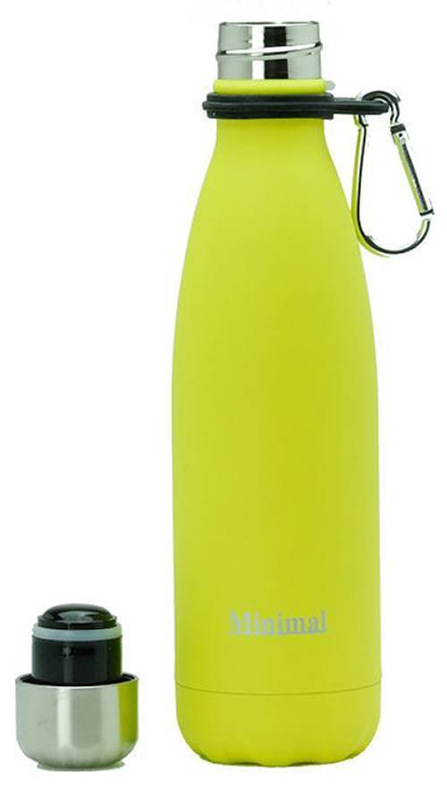 Garrafa de Água Isolada Verde – 17 oz. Minimal — foto 2 Garrafa de Água Isolada Verde - 17 oz. Minimal - Imagem 2