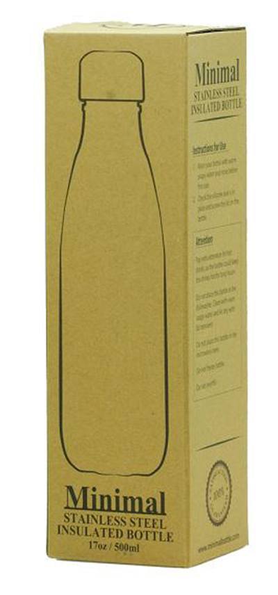 Garrafa de Água Isolada Verde – 17 oz. Minimal — foto 3 Garrafa de Água Isolada Verde - 17 oz. Minimal - Imagem 3