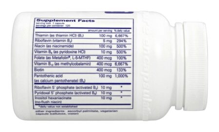 Complexo B Plus - Cápsulas 120 Pure Encapsulations - Image 2