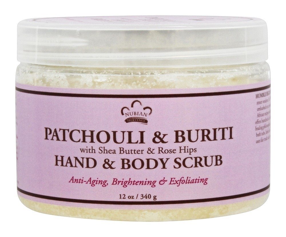 Esfoliante Corporal & Mãos Patchouli & Buriti - 12 oz. Nubian Heritage