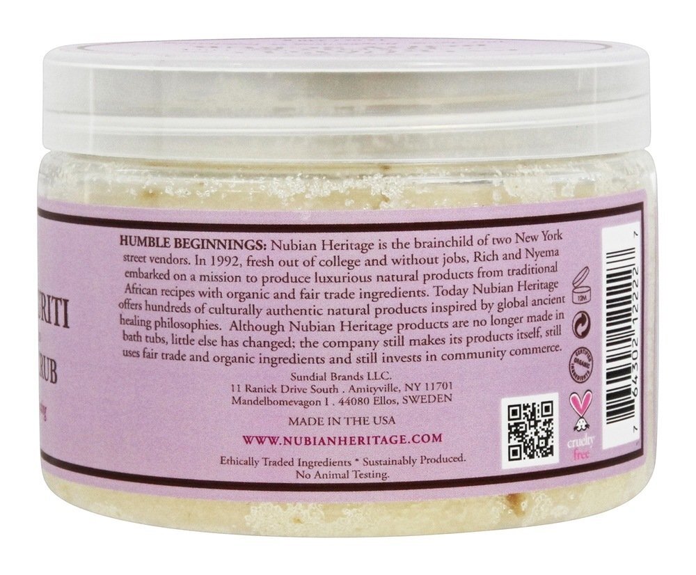 Esfoliante Corporal & Mãos Patchouli & Buriti - 12 oz. Nubian Heritage - Imagem 3