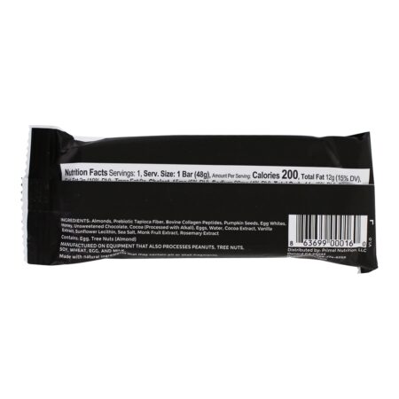 Barra de Combustível Colágeno Amêndoa de Chocolate Negro - 1.7 oz. Primal Kitchen - Image 2