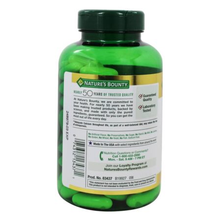 Cálcio de Liberação Rápida 1200 mg. - 120 Softgels Nature's Bounty - Image 3