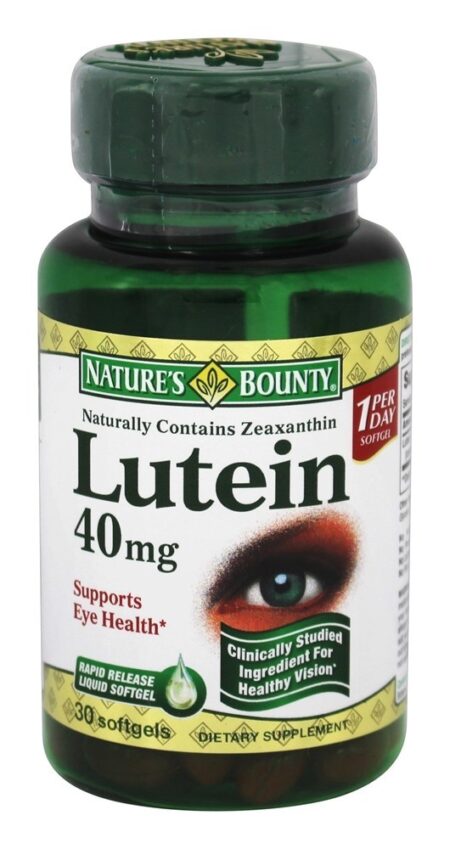 Luteína 40 mg. - 30 Softgels Nature's Bounty