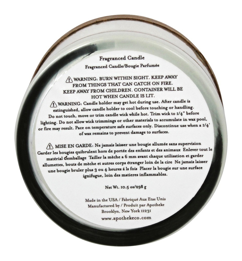 Vela de jarra de soja perfumada Lavanda francesa - 10.5 oz. Apotheke - Imagem 2