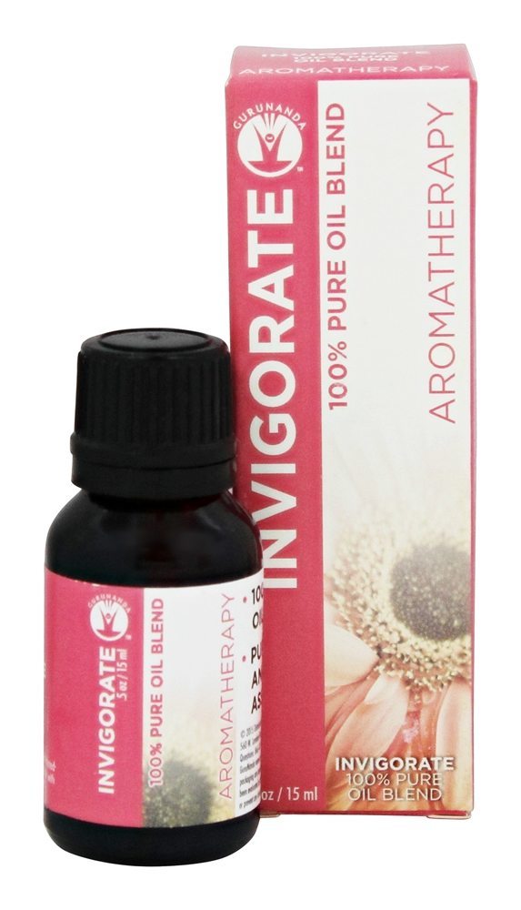 100 % Pure Mistura de Óleo Essencial Revigorar - 0.5 fl. oz. GuruNanda