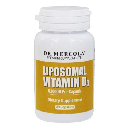 Vitamina D3 Lipossomal 5000 UI - Cápsulas 30 Dr. Mercola