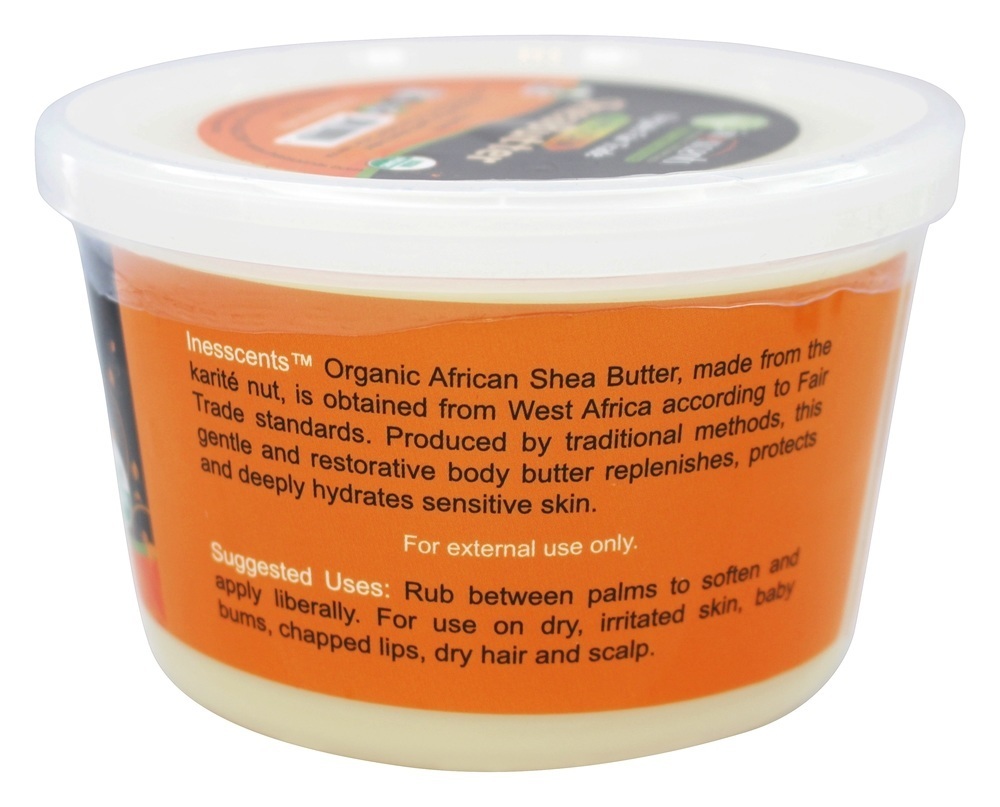 Manteiga de Karité Africana de Comércio Justo Não Refinado Orgânico - 16 oz. Inesscents Aromatic Botanicals - Imagem 2