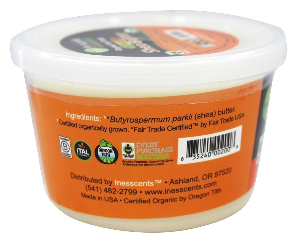 Manteiga de Karité Africana de Comércio Justo Não Refinado Orgânico - 16 oz. Inesscents Aromatic Botanicals - Imagem 3
