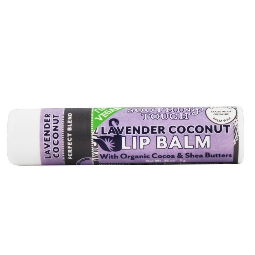 Vegan Lábio Bálsamo Lavanda Coco - 0.25 oz. Soothing Touch