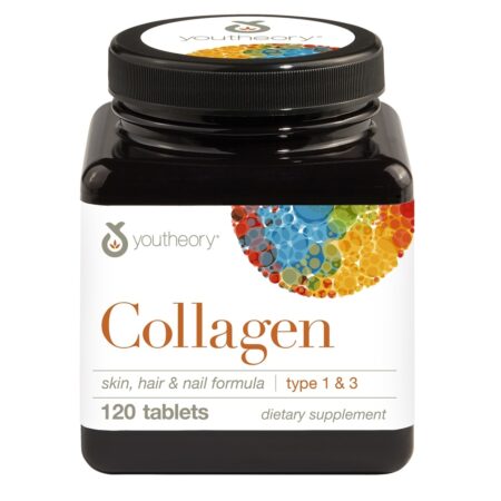 Colágeno Tipo 1 & 3 - 120 Tablets Youtheory