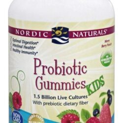 Gominhas Probióticas Para Crianças Sabor de Frutas 1.5 Bilhões de UFC - 60 Gummies Nordic Naturals