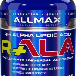 R+ALA Max Força R+ Alpha Lipóico ácido - 60 Tampas veganas AllMax Nutrition