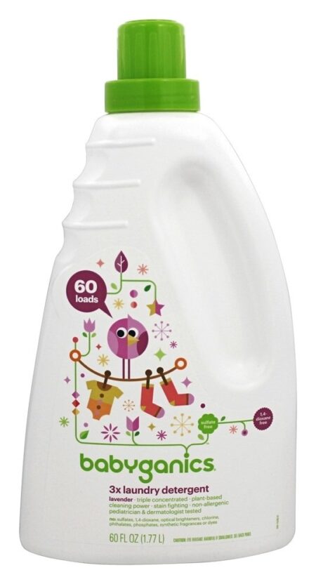 3x detergente para lavanderia 60 Loções Lavanda - 60 fl. oz. Ba