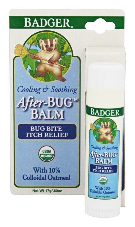 Bálsamo para alívio de bálsamo pós-bichos - 0.6 fl. oz. Badger