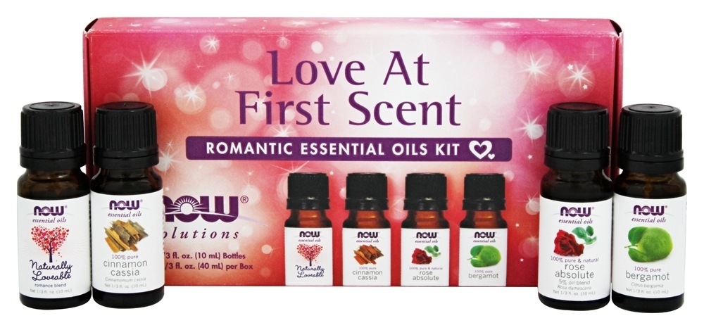 Kit Romântico para Óleos Essenciais Love At First Scent NOW Foods