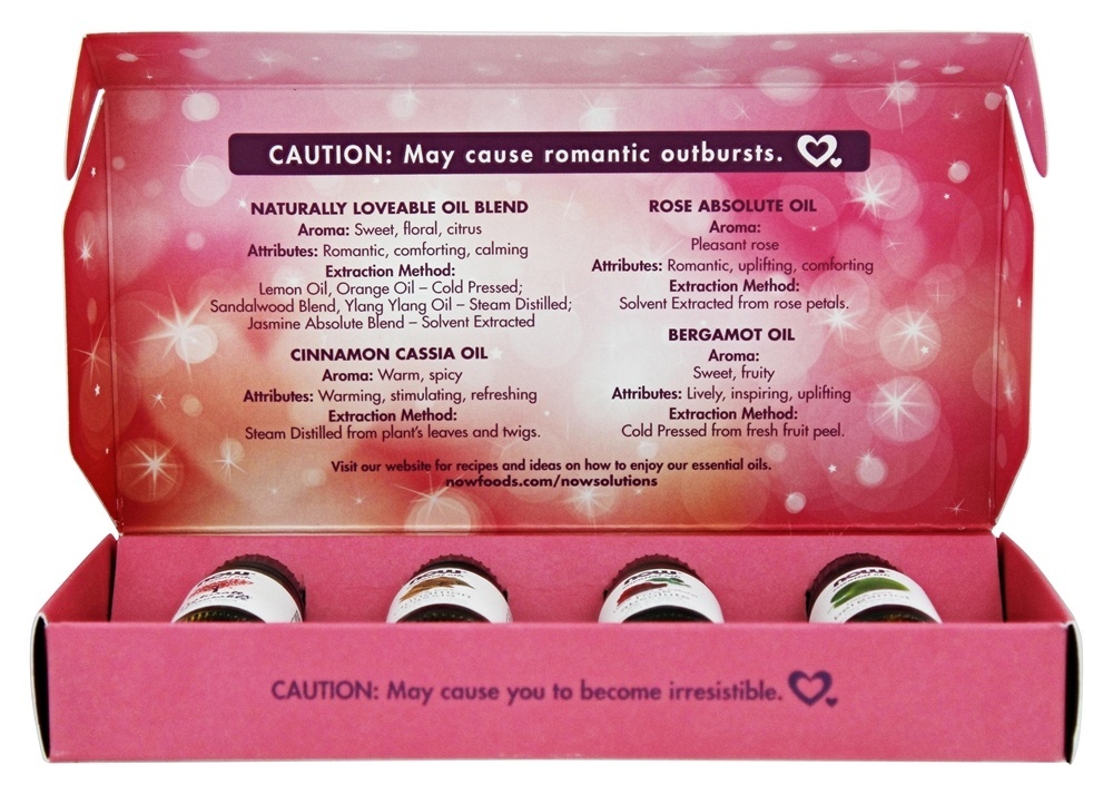 Kit Romântico para Óleos Essenciais Love At First Scent NOW Foods - Imagem 2