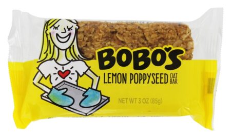 Todas as barras naturais caixa de limão Poppyseed - 12 Barras Bobo's Oat Bars - Image 4