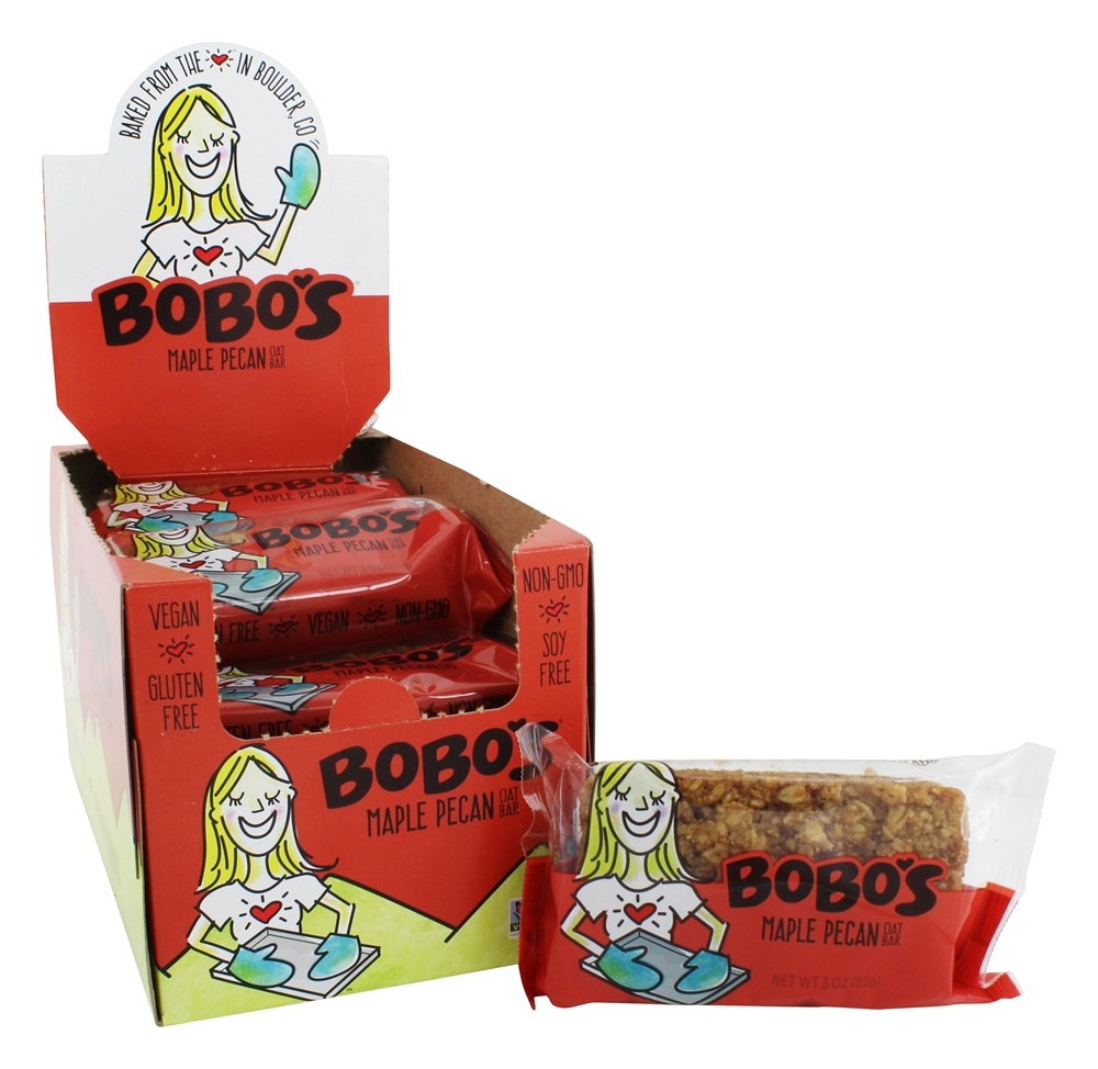 Tudo Natural Bares Caixa Maple Pecan - 12 Barras Bobo's Oat Bars