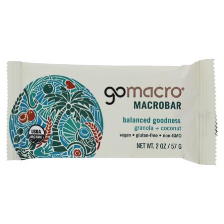 Barras de Barras Orgânicas de Barras de Macro Granola e Coco - 12 Barras GoMacro - Image 3