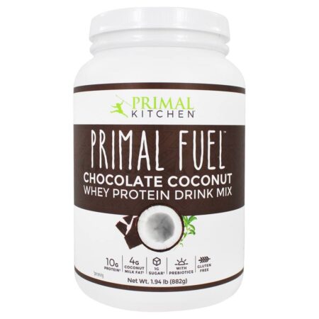 Primal Fuel Whey Protein Bebida Mix Chocolate Coco - 1.94 lbs. Primal Kitchen