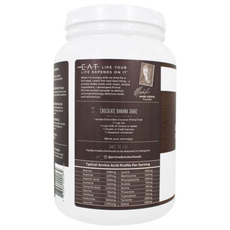 Primal Fuel Whey Protein Bebida Mix Chocolate Coco - 1.94 lbs. Primal Kitchen - Image 4