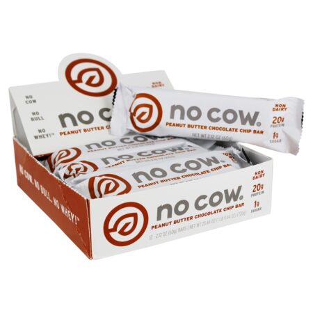 Caixa De Barras De Proteína De Chocolate Com Manteiga De Amendoim - 12 Barras No Cow