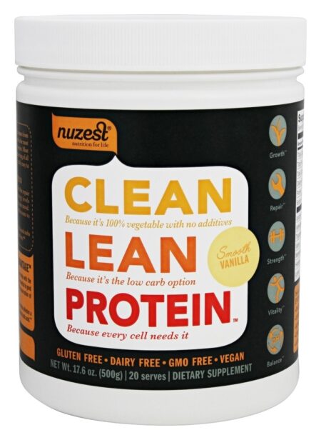 Limpa Proteína Lean Baunilha Suave - 17.6 oz. Nuzest