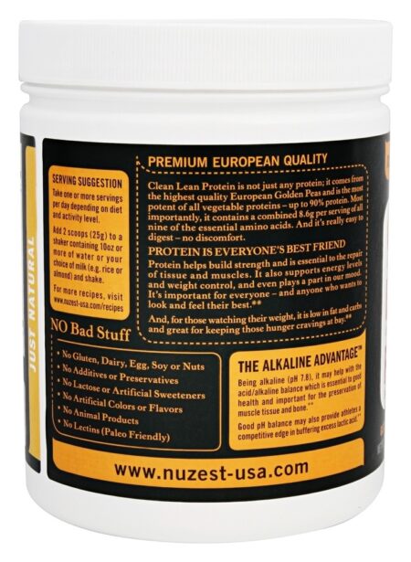 Limpa proteína magra apenas natural - 17.6 oz. Nuzest - Image 3