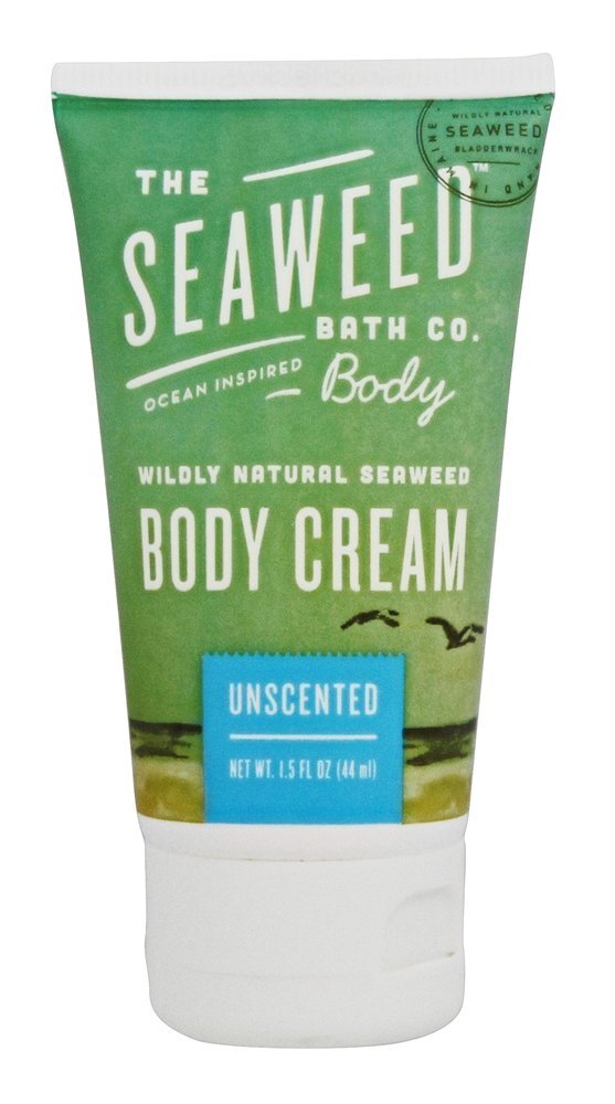 Creme para o corpo de algas descontroladamente natural sem perfume - 1.5 fl. oz. The Seaweed Bath Co.