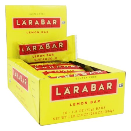 Fruta Original & Nut Bar Box Limão - 16 Barras Larabar