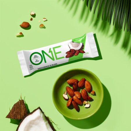 ONE Protein Bar Almond Bliss - 2.12 oz. Anteriormente OhYeah! Uma barra ISS Research - Image 5