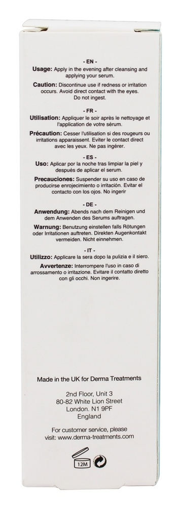 Pure Hidratante Anti-Oxidante para o Rosto Noturno - 1.69 fl. oz. Derma Treatments - Imagem 3