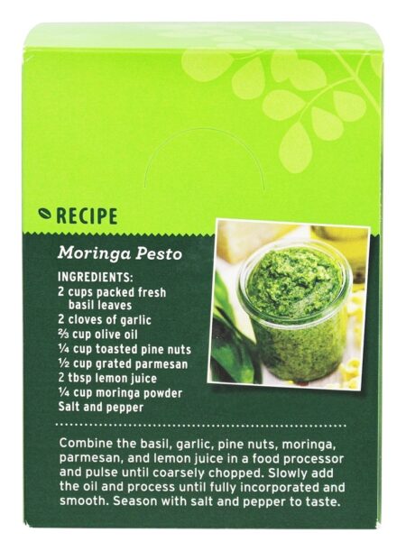 Pure Moringa Vegetal em Pó - 20 Pacotes (s) Kuli Kuli - Image 3