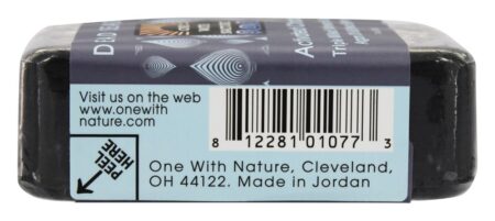 Sabão mineral triturado ativado do carvão vegetal triplicar-se óleo do Argan & manteiga de Shea - 7 oz. One With Nature - Image 3