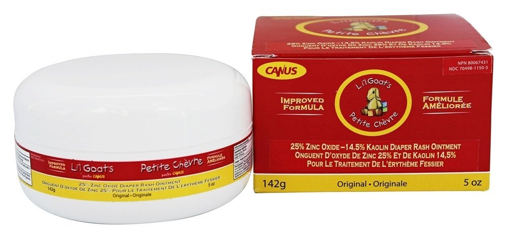 Pomada de Erupção de Fralda de Cabra de Li'l Original - 5 oz. Canus