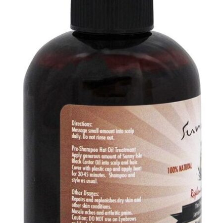 Óleo de mamona preto jamaicano - 4 fl. oz. Sunny Isle - Imagem 2